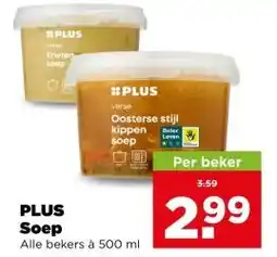 PLUS Plus soep aanbieding