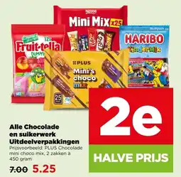 PLUS Alle Chocolade en suikerwerk Uitdeelverpakkingen aanbieding