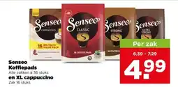 PLUS Senseo Koffiepads, en XL cappuccino aanbieding