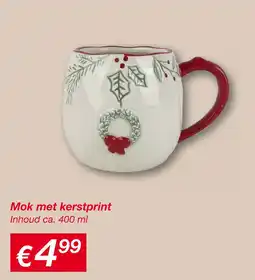 Kik Mok met kerstprint aanbieding