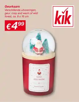 Kik Geurkaars aanbieding