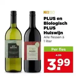 PLUS Plus en Biologisch plus huiswijn aanbieding