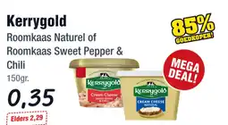 Budget Food Kerrygold Roomkaas Naturel of Roomkaas Sweet Pepper & Chili aanbieding