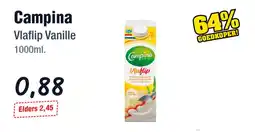 Budget Food Campina Vlaflip Vanille aanbieding