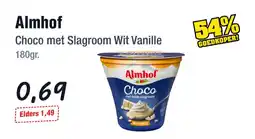 Budget Food Almhof Choco met Slagroom Wit Vanille aanbieding