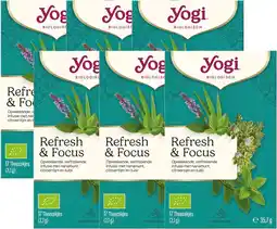 De Online Drogist Yogi Tea Refresh & Focus Kruidenthee Multiverpakking aanbieding
