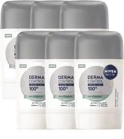 De Online Drogist Nivea Men Derma Control Clinical 100H Ultra Comfort Anti-transpirant Stick Multiverpakking aanbieding