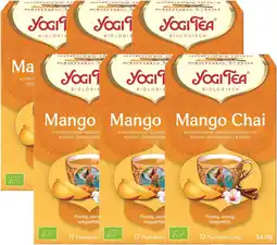 De Online Drogist Yogi Tea Mango Chai Biologische Kruidenthee Multiverpakking aanbieding
