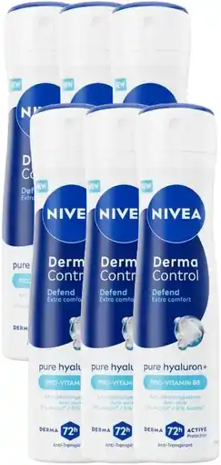 De Online Drogist Nivea Derma Control Defend Deospray Multiverpakking aanbieding