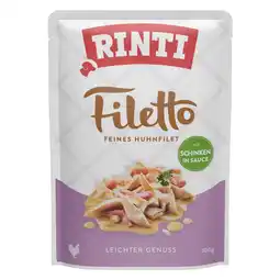 Zooplus Voordeelpakket: 48x100g Rinti Filetto in saus Kip & Ham nat hondenvoer aanbieding