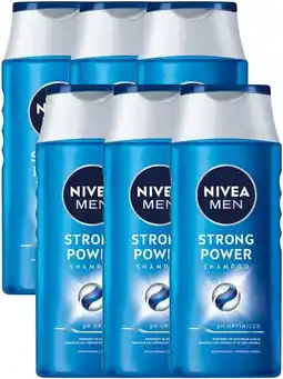 De Online Drogist Nivea Men Shampoo Strong Power Multiverpakking aanbieding