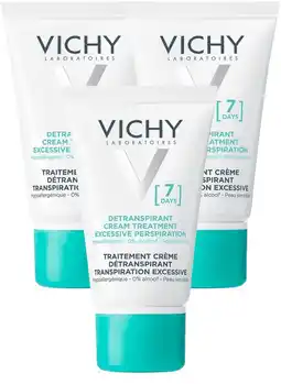 De Online Drogist Vichy Anti-Transpiratie Crème 7 Dagen Multiverpakking aanbieding