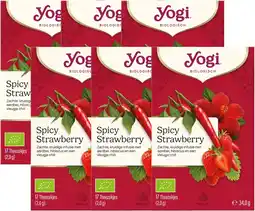 De Online Drogist Yogi Tea Spicy Strawberry Kruidenthee Multiverpakking aanbieding