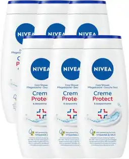 De Online Drogist Nivea Creme Protect Dexpanthenol Douchegel Multiverpakking aanbieding