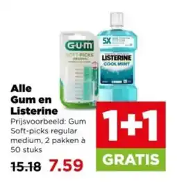 PLUS Alle Gum en Listerine aanbieding