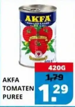 Sahan Supermarkten AKFA TOMATEN PUREE aanbieding