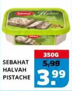 Sahan Supermarkten sebahat halvah pistache aanbieding