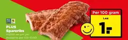 PLUS PLUS Spareribs aanbieding