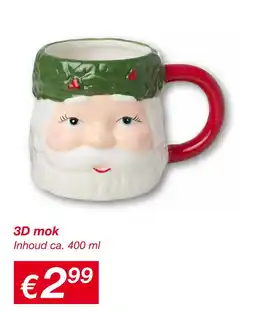 Kik 3D mok aanbieding