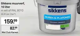 Karwei Sikkens muurverf aanbieding
