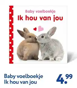 Primera Baby voelboekje Ik hou van jou aanbieding