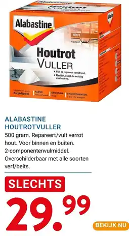 Kluswijs Alabastine Houtrotvuller aanbieding