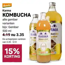 Ekoplaza Karma KOMBUCHA aanbieding