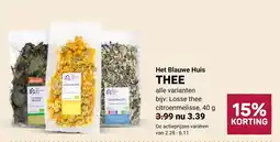 Ekoplaza Het Blauwe Huis THEE aanbieding