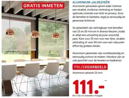 Kluswijs Aluminium jaloezieën aanbieding