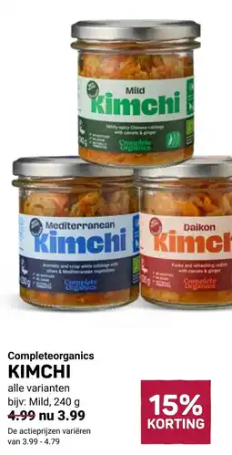 Ekoplaza Completeorganics KIMCHI aanbieding