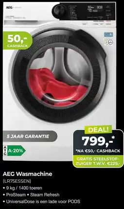 EP Beerepoot AEG Wasmachine (LR75ESSEN) aanbieding