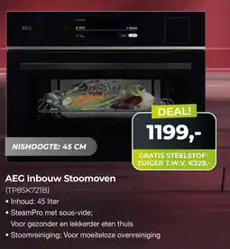 EP Beerepoot AEG Inbouw Stoomoven aanbieding