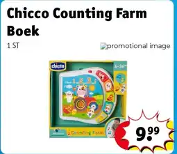 Kruidvat Chicco Counting Farm Boek aanbieding