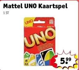 Kruidvat Mattel UNO Kaartspel aanbieding