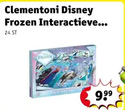 Kruidvat Clementoni Disney Frozen Interactieve Vloerpuzzel aanbieding