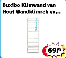 Kruidvat Buxibo Klimwand van Hout Wandklimrek voor Binnen Gym Speeltoestel voor Kinderen aanbieding