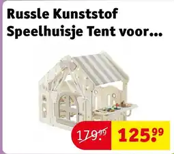 Kruidvat Russle Kunststof Speelhuisje Tent voor Kinderen aanbieding