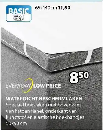 Jysk Waterdicht beschermlaken aanbieding