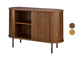 Lidl LIVARNO Dressoir met rolluikdeuren Singapur, 120 x 40 x 80 cm aanbieding