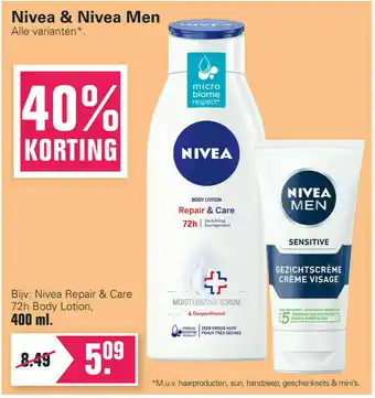 De Online Drogist Nivea & Nivea Men 400 ml aanbieding