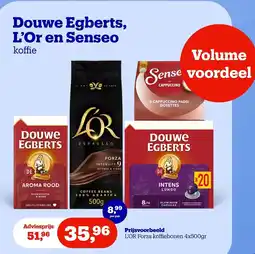 Bol.com Douwe Egberts, L'Or en Senseo koffie aanbieding