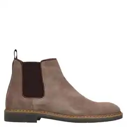 Wehkamp Manfield suède chelsea boots - taupe aanbieding