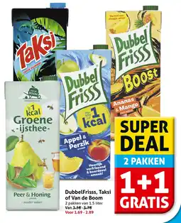 Hoogvliet DubbelFrisss Taksi of Van de Boom aanbieding