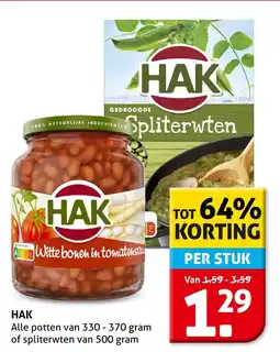 Hoogvliet HAK aanbieding