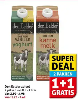 Hoogvliet Den Eelder zuivel aanbieding