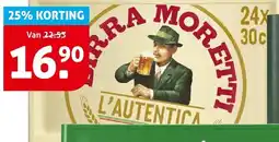 Hoogvliet Birra moretti aanbieding