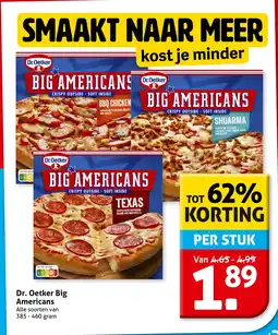 Hoogvliet Dr. Oetker Big Americans aanbieding