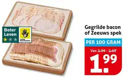 Hoogvliet Gegrilde bacon of Zeeuws spek aanbieding
