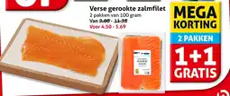 Hoogvliet Verse gerookte zalmfilet aanbieding