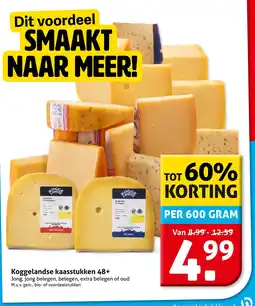 Hoogvliet Koggelandse kaasstukken 48+ aanbieding